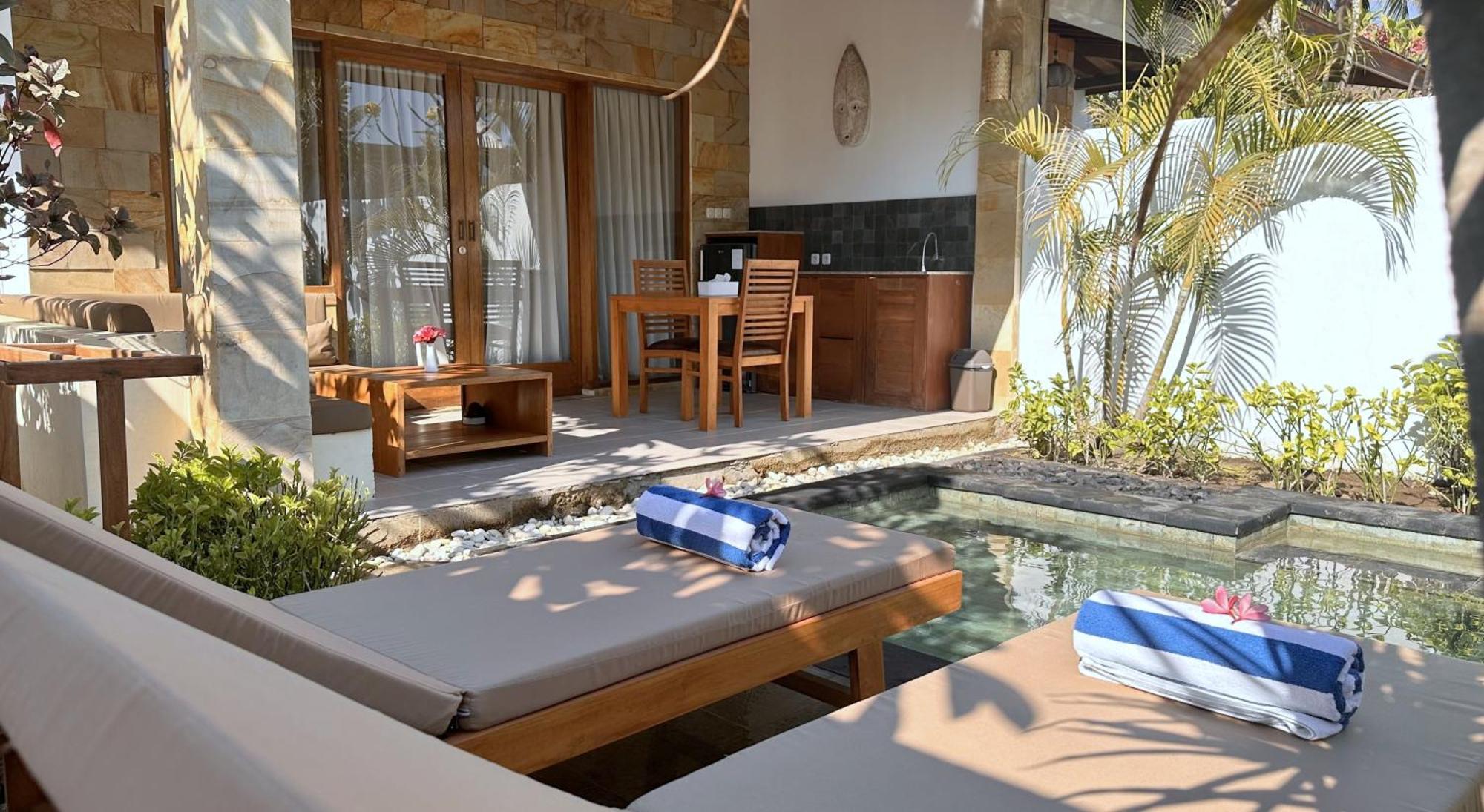 Resort Gili Trawangan Pokoj fotografie